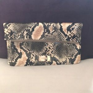 Nine West Snakeskin clutch